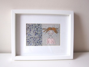 framed embroidery girl and liberty3