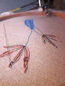 New embroidery made with Singer
